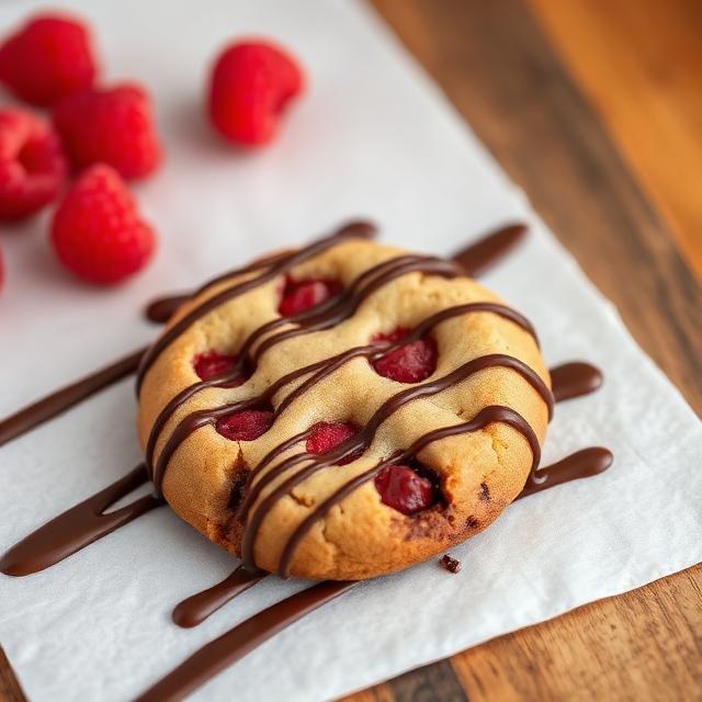 Raspberry Dark Chocolate Cookie