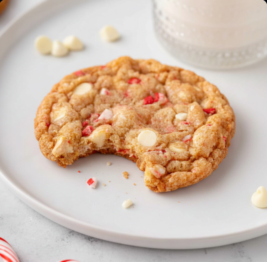 Peppermint White Chocolate Cookie