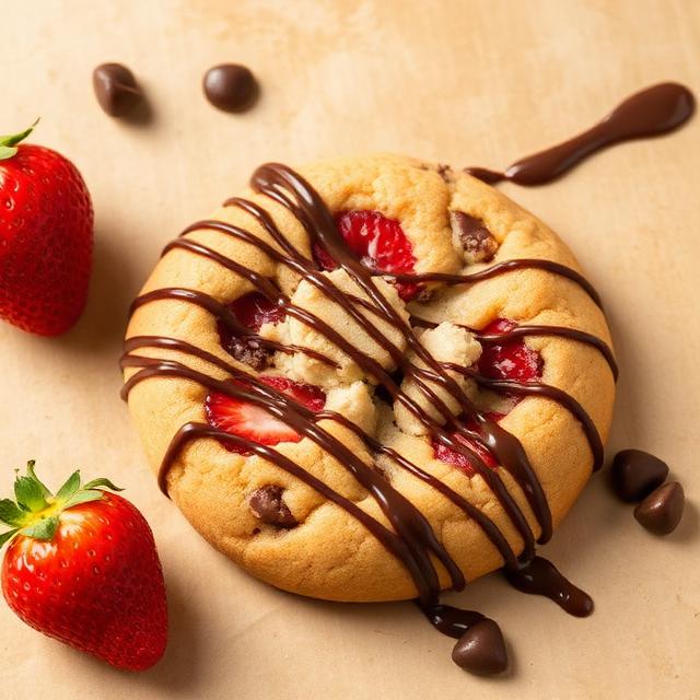 Strawberry Crumble Cookie